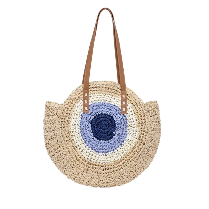 Handmade Round Rattan Bag Bowlift