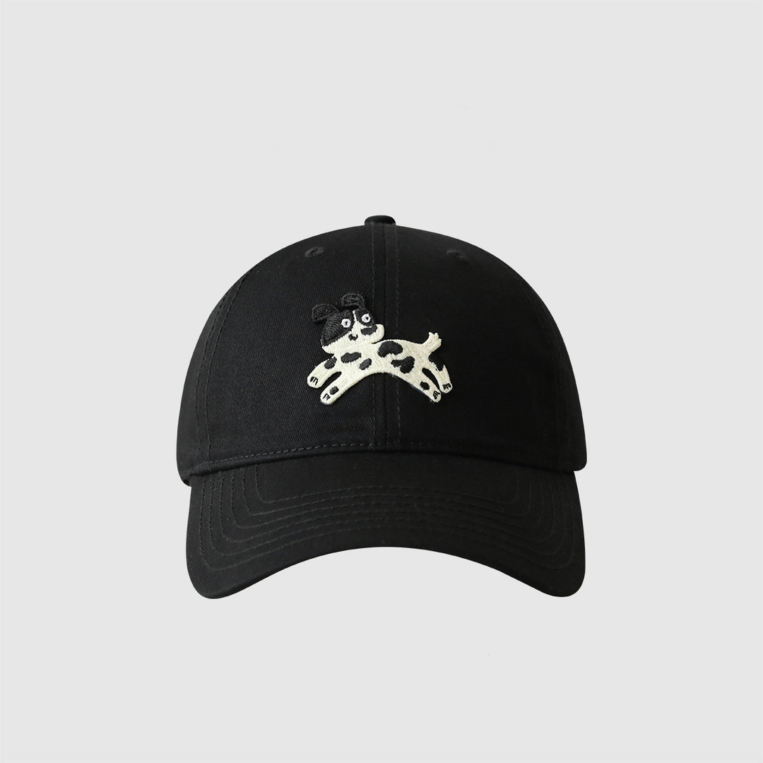 Playful Animal Embroidered Cap