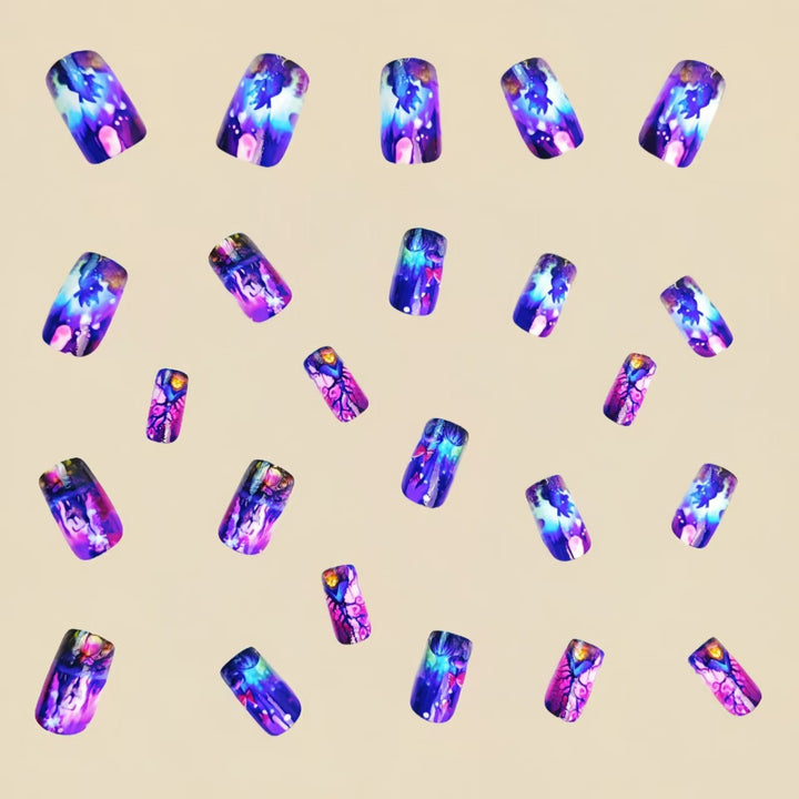 Artful 3D Nail Tips with Fantasy Worlds Bowlift