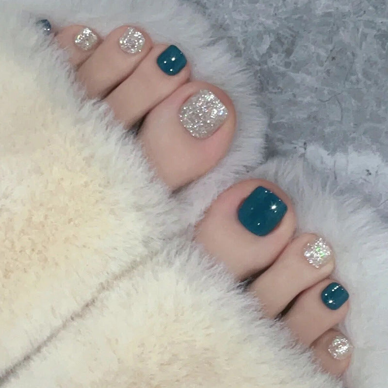 Decorative Crystal-Embellished Press-On Nails Bowlift