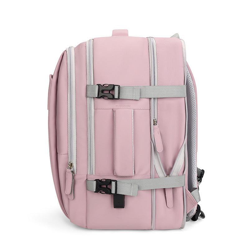 Multi-Compartment Travel Backpack Bowlift