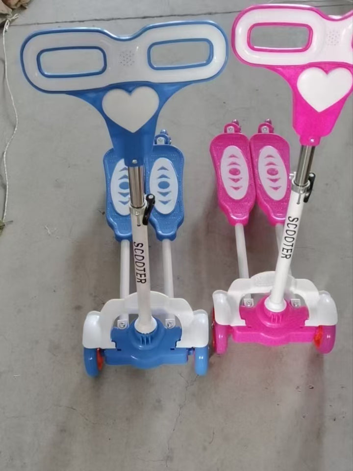 Heart-Designed Fun Glider Scooter Bowlift