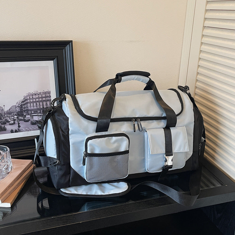 Sporty multifunctional travel bag with external pocket Bowlift