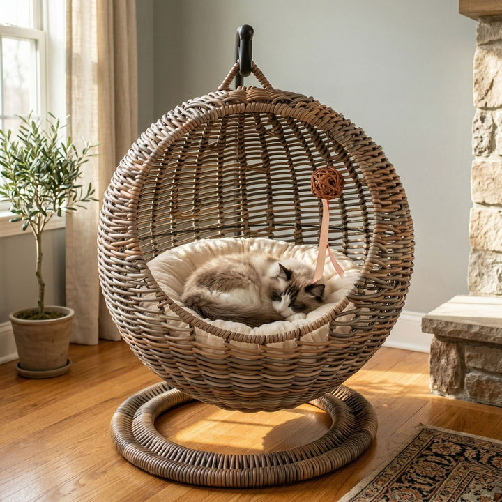 Hanging basket with comfortable padding Bowlift