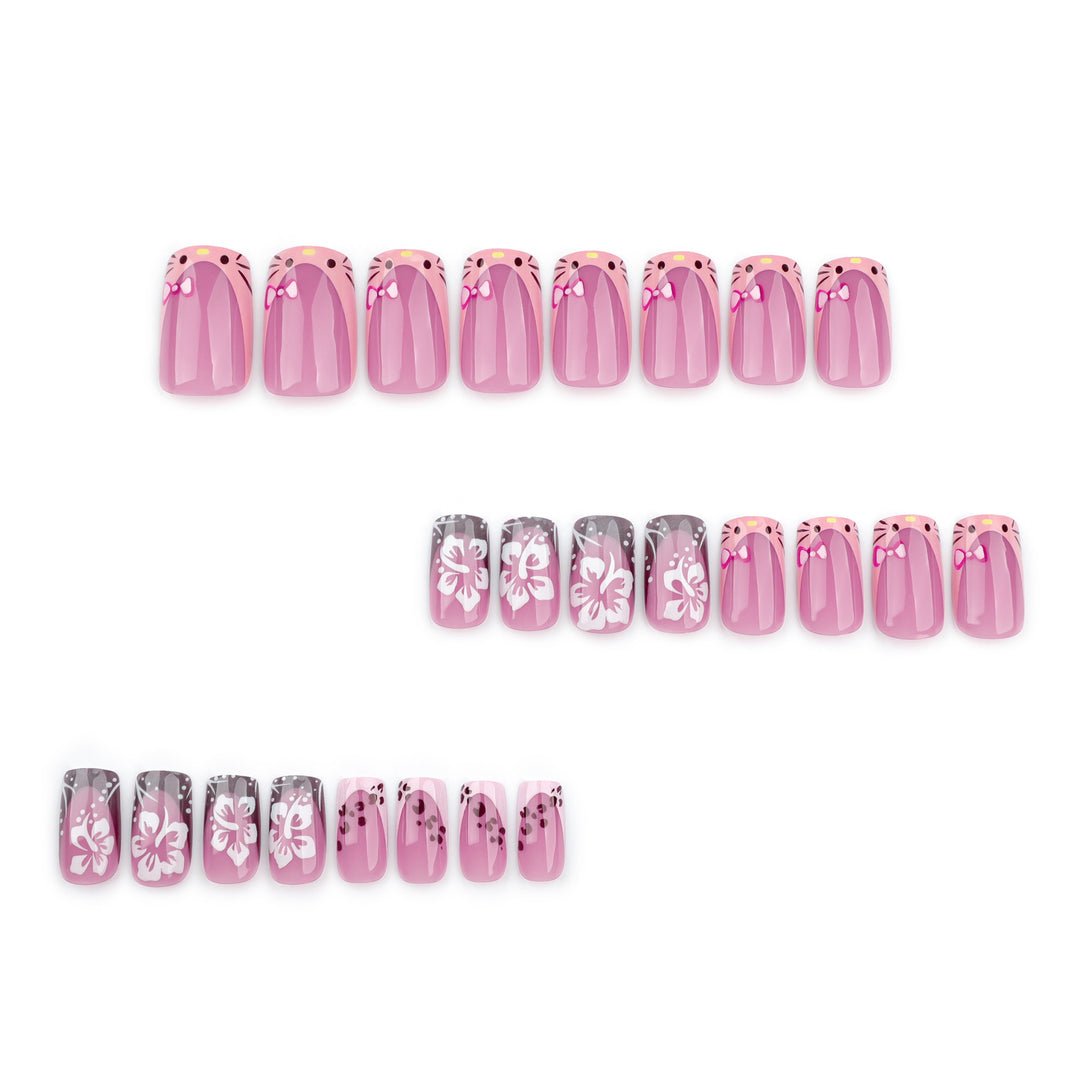 Artistic nail designs with floral accents Bowlift 1789124010