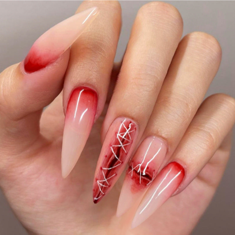 Ombre Stiletto Press-On Nail Set Bowlift