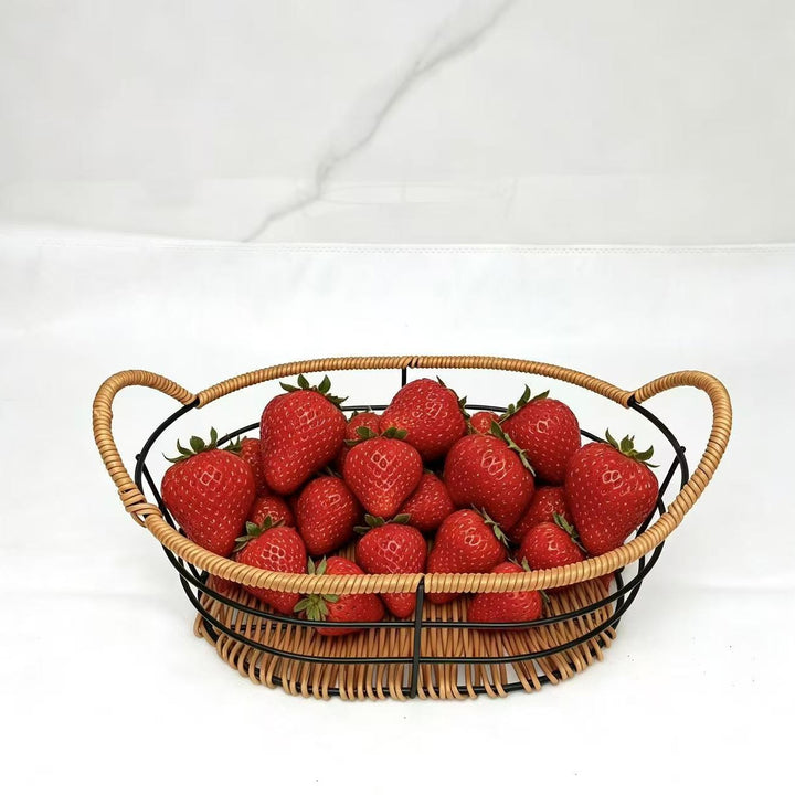 Honeycomb Woven Fruit Basket Bowlift