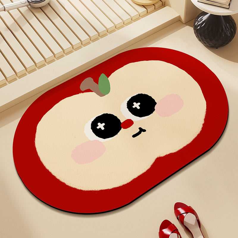 Playful Cloud-Shaped Bath Mat Bowlift