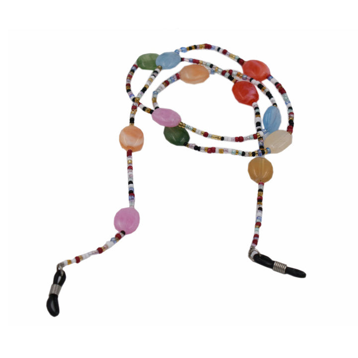 Colorful Beaded Eyewear Retainer Bowlift