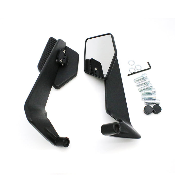 Motorcycle rearview mirror with modern, aerodynamic design Bowlift