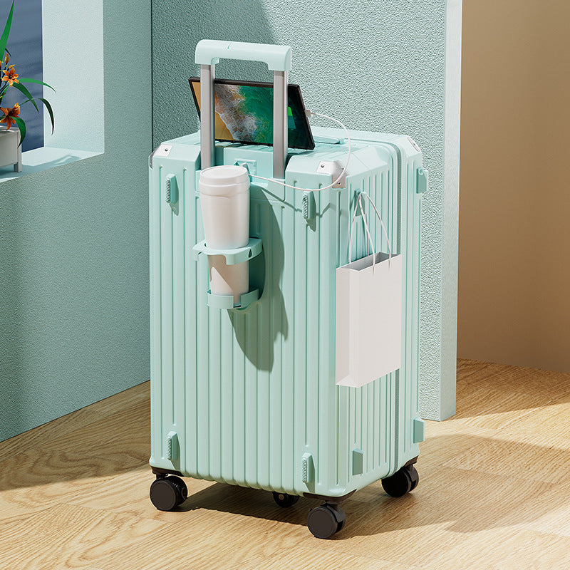 Smart Tech-Integrated Travel Suitcase Bowlift