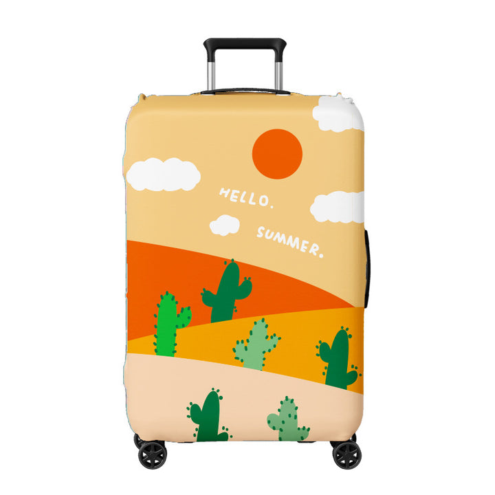 Women Suitcase Cover with Floral Patterns Bowlift