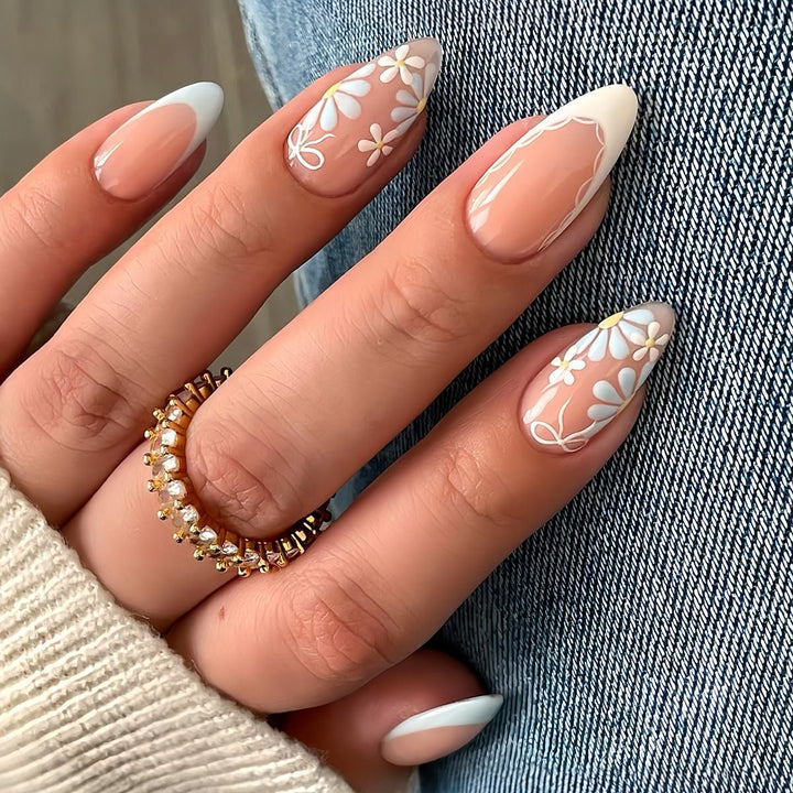 Floral Pattern Nail Art Set Bowlift
