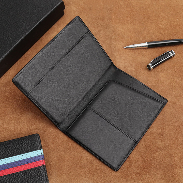 Premium Leather Passport Holder Bowlift
