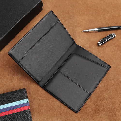 Premium Leather Passport Holder Bowlift