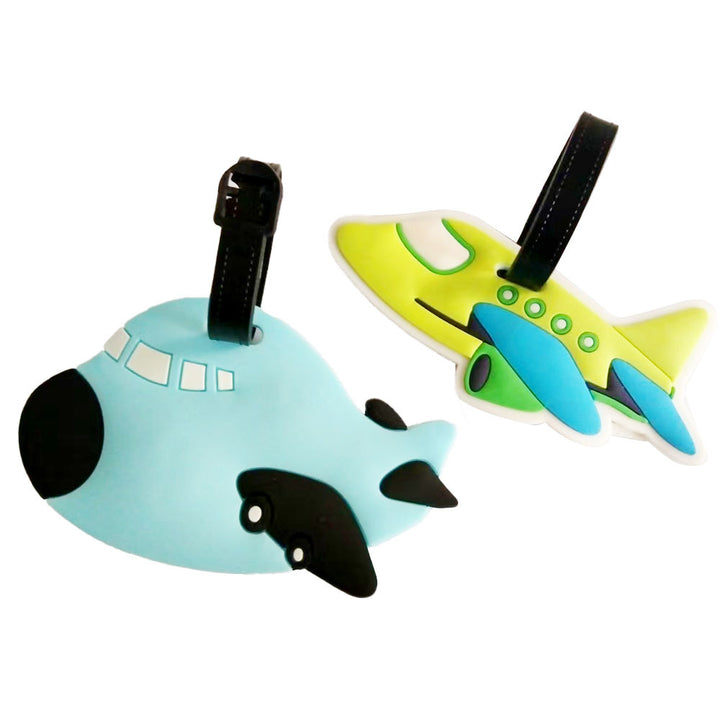 Unisex luggage tag in creative airplane design Bowlift