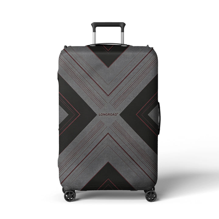 Ladies suitcase cover with modern polka dot pattern Bowlift