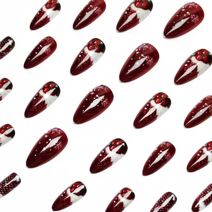 Seasonal Holiday-Themed 3D Nail Art Bowlift