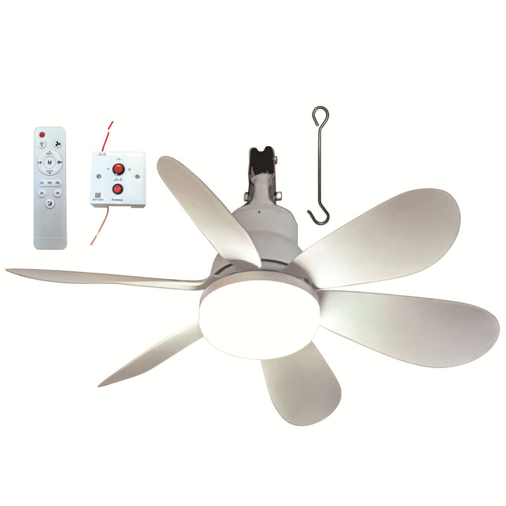 Ceiling fan with integrated light Bowlift