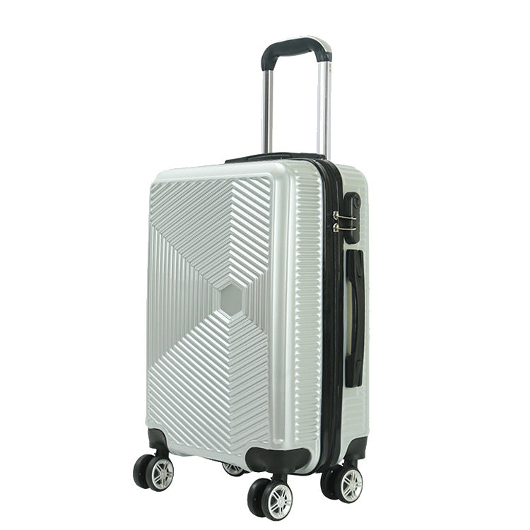 Unisex Modern Geometric Hard Shell Suitcase Bowlift