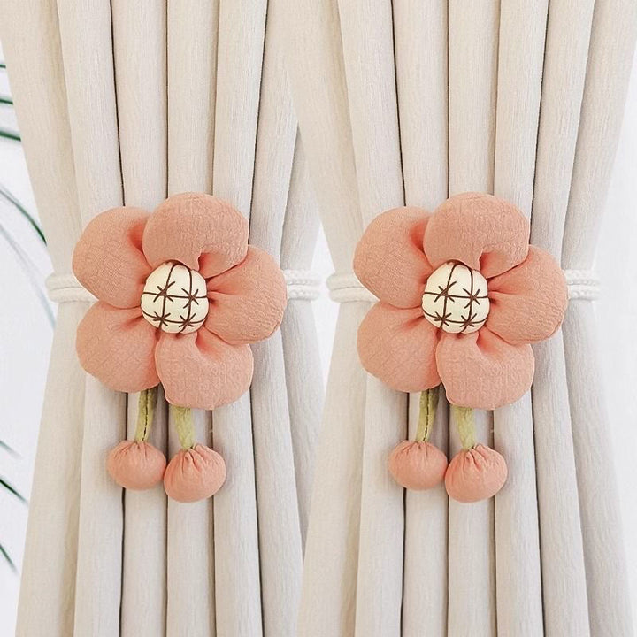 Decorative curtain flower clips Bowlift