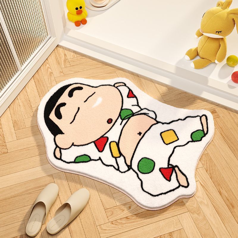 Cartoon Character Plush Bath Mat