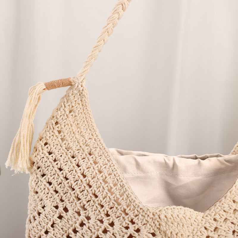 Handmade Macrame Shopper Bag Bowlift