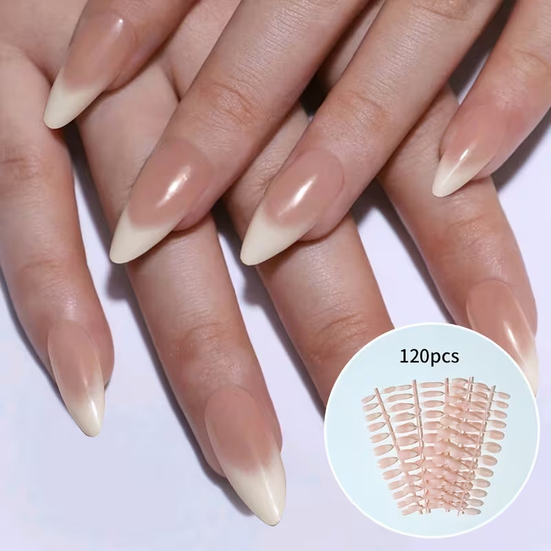 Premium Long-Lasting Almond Shaped Nail Tips Bowlift