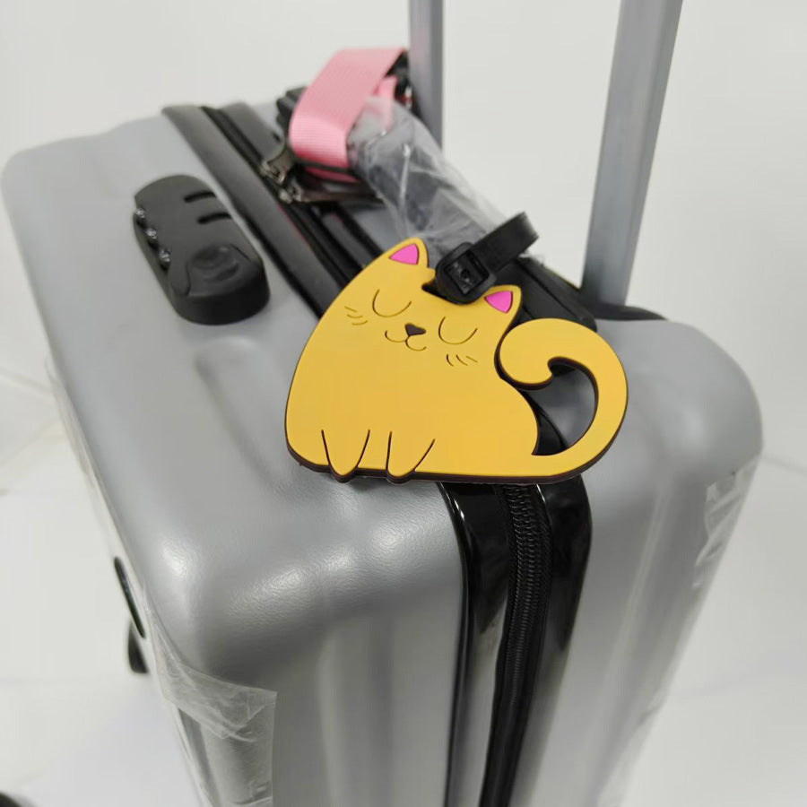 Cute Cat Luggage Tag Bowlift