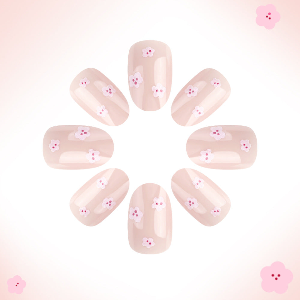 Floral Nail Art Design Bowlift