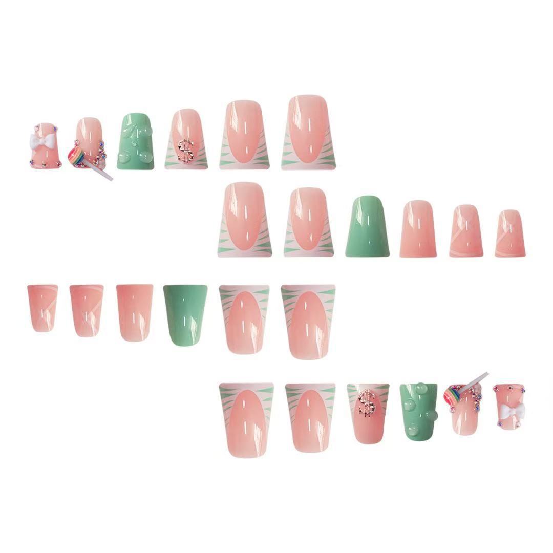 Creative Candy-Themed Acrylic Nail Enhancements Bowlift