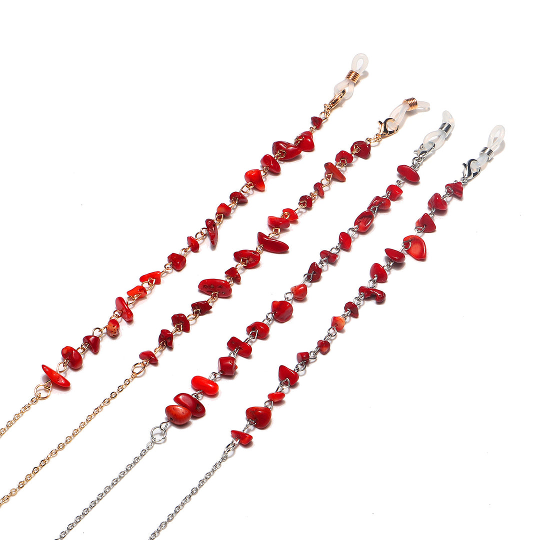 Stylish Natural Stone Eyewear Chain Bowlift