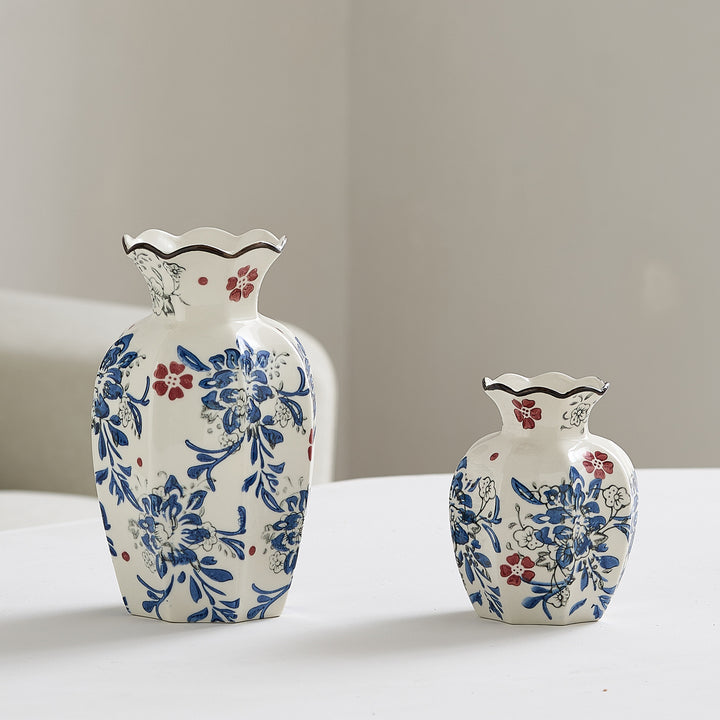 Elegant Ceramic Flower Vase Bowlift