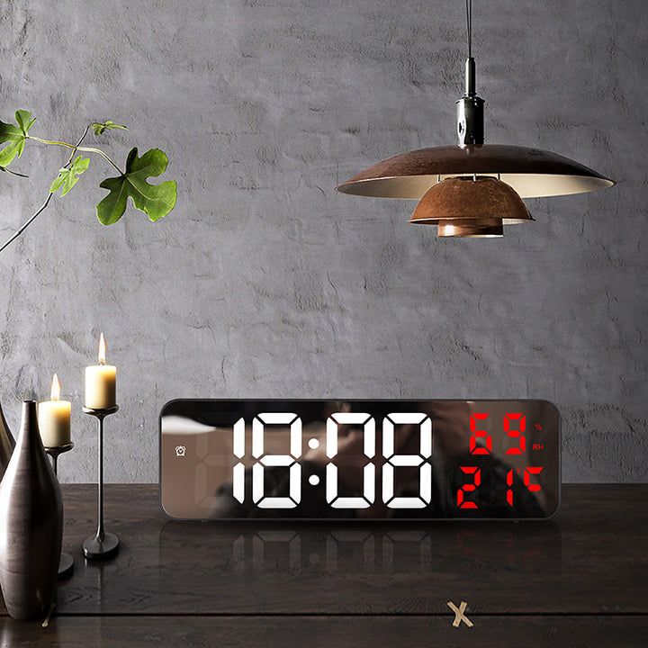 Digital Multifunction Alarm Clock with Hygrometer and Temperature Display Bowlift