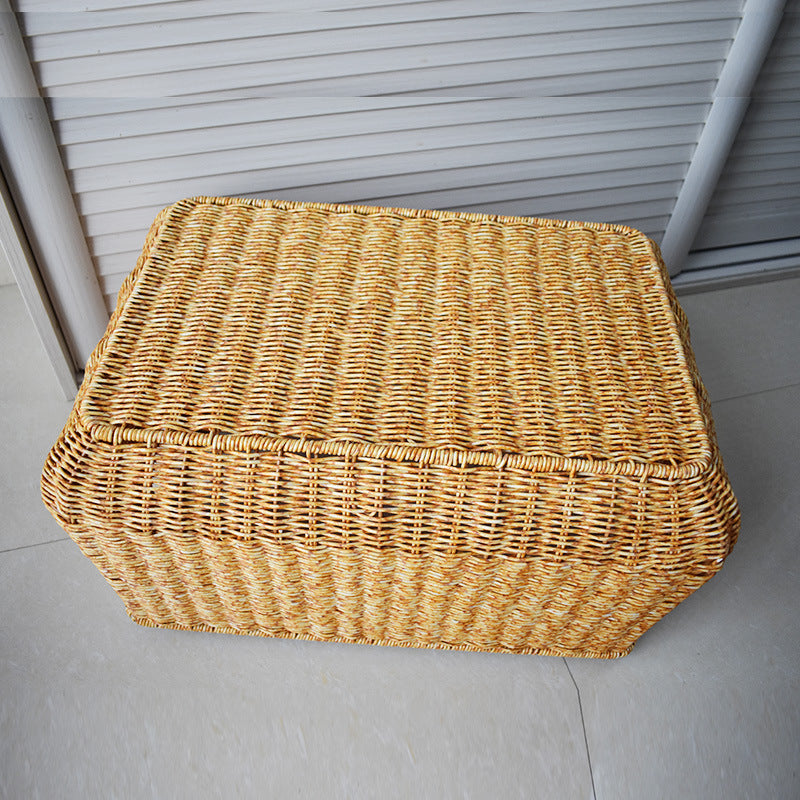 Large Handwoven Storage Basket Bowlift