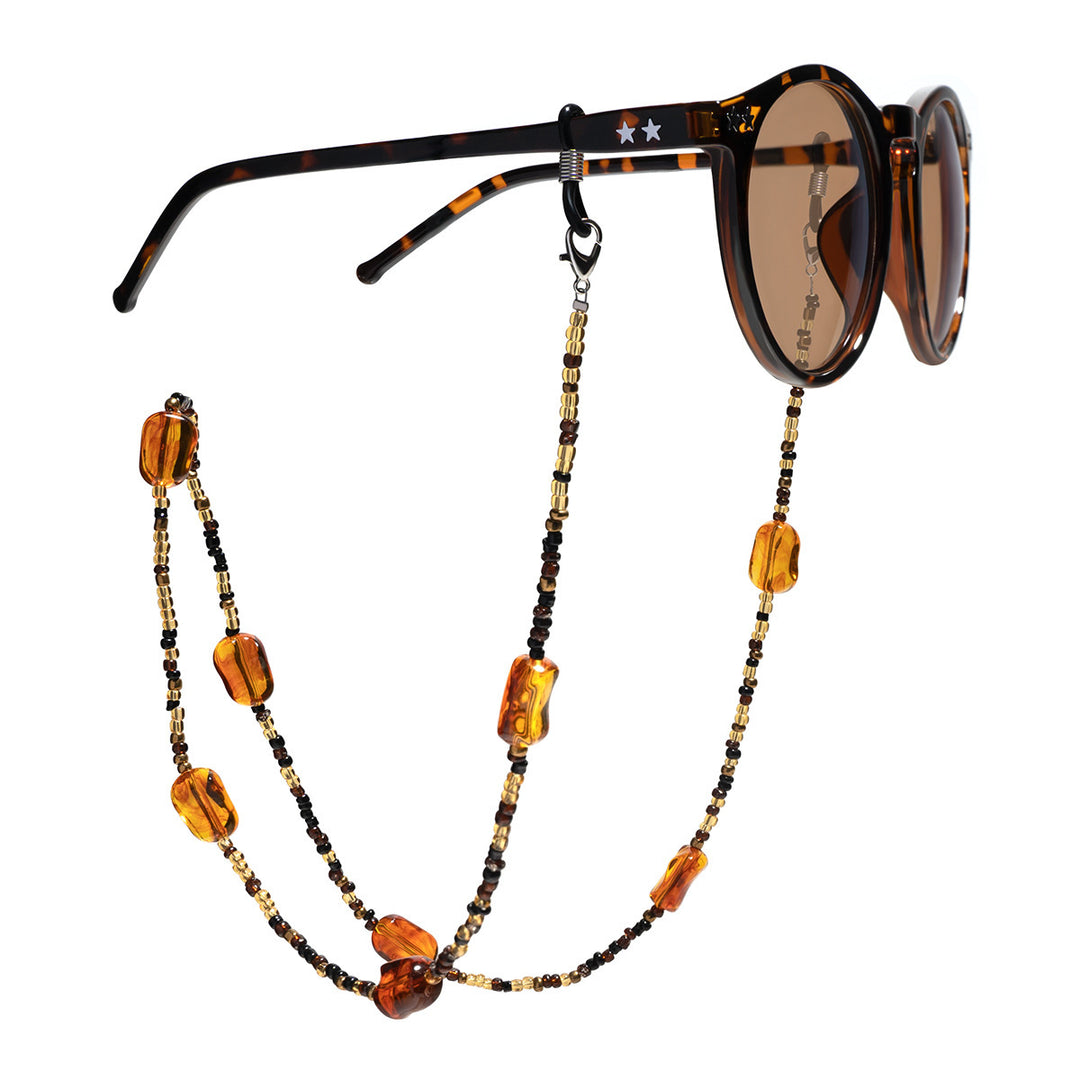 Elegant Artisan Beaded Eyewear Chain Bowlift