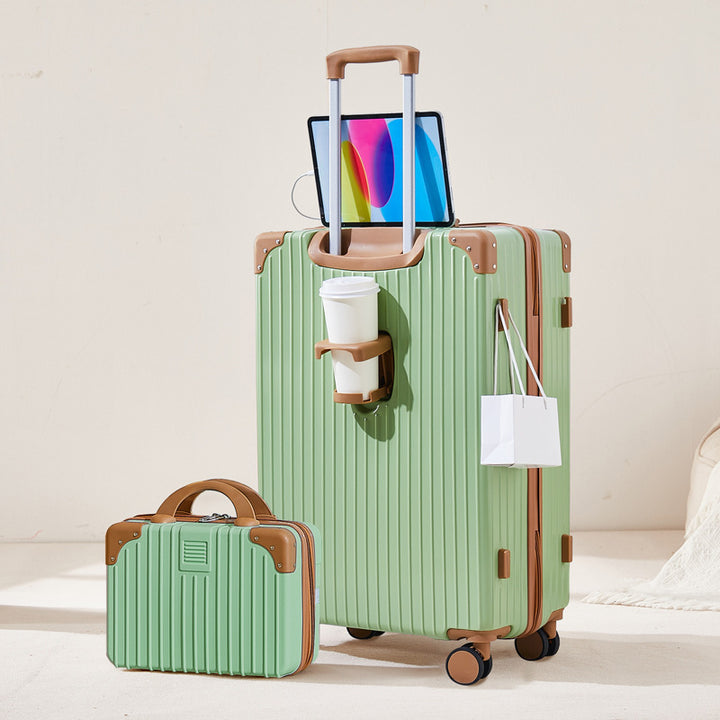 Unisex Textured Multi-Directional Spinner Luggage Bowlift