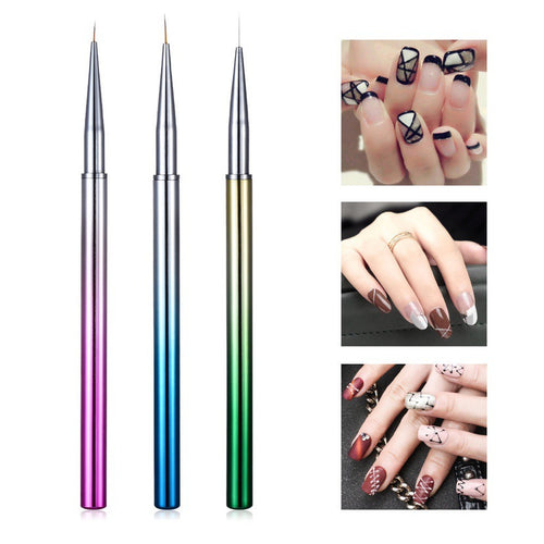 Fine Detail Nail Art Brush Set Bowlift