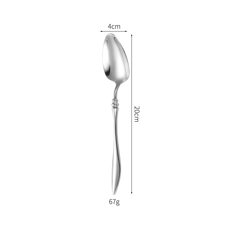 Elegant table knife with fine wave pattern Bowlift