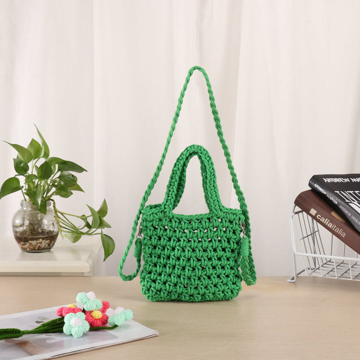 Handcrafted Macrame Shoulder Bag Bowlift