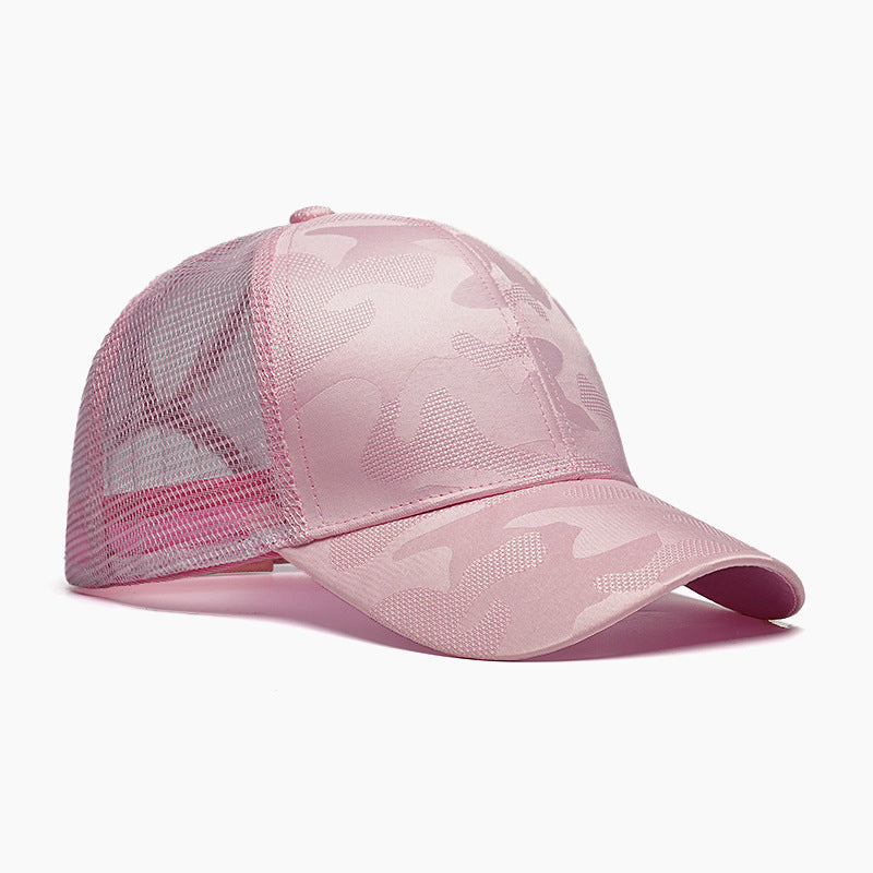 Unisex Breathable Camouflage Baseball Cap Bowlift