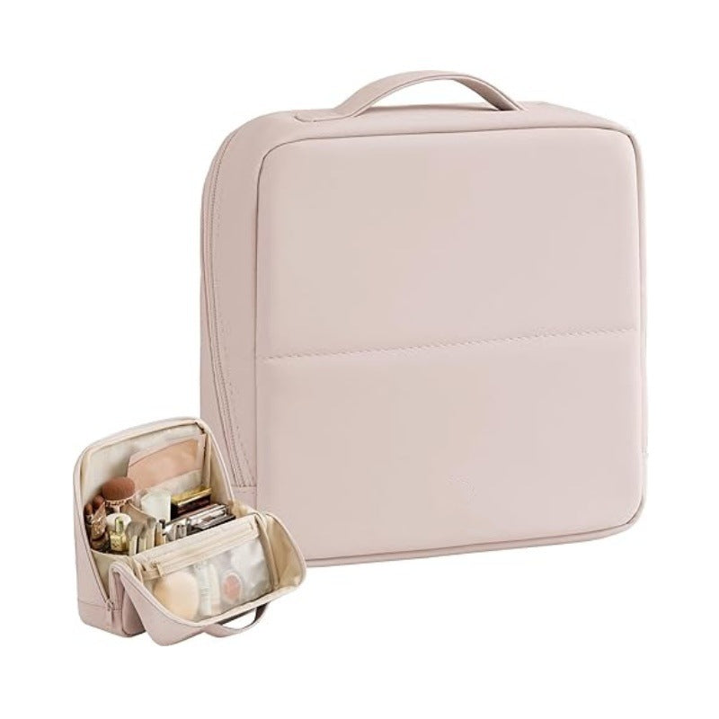 Cosmetic bag with elegant organizer Bowlift