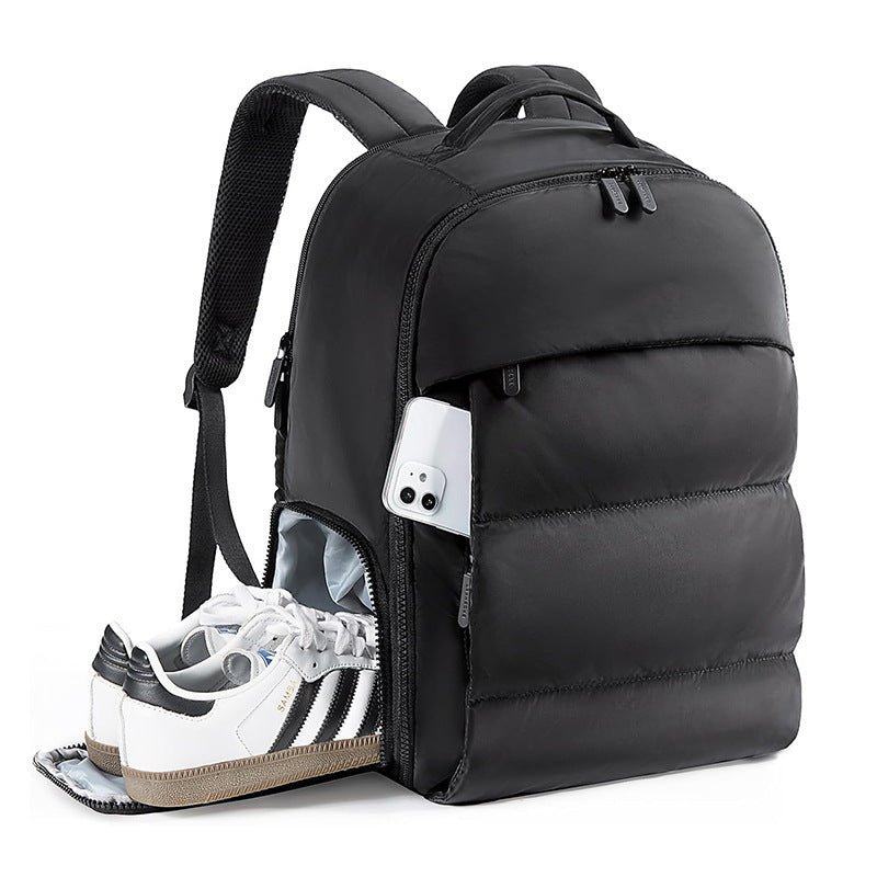 Practical sports backpack with shoe compartment Bowlift