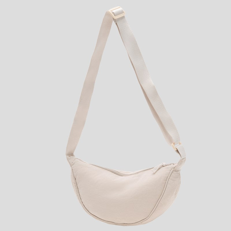 Shoulder bag with practical compartment system and adjustable shoulder strap Bowlift