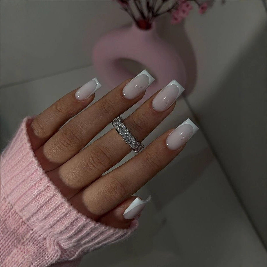 Artful Nail Extensions with Elegant Tips Bowlift