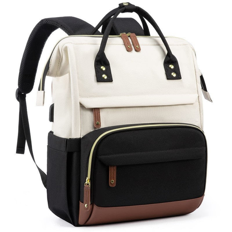 Multifunctional Laptop Backpack with Insulated Interior Compartment and Practical Outer Pockets Bowlift