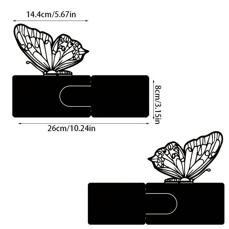 Butterfly-Themed Decorative Bookmark