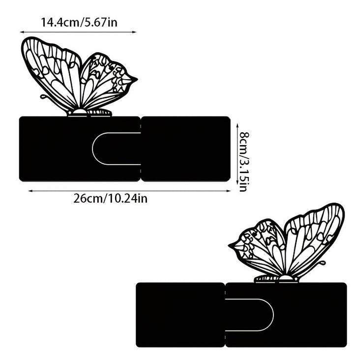 Butterfly-Themed Decorative Bookmark