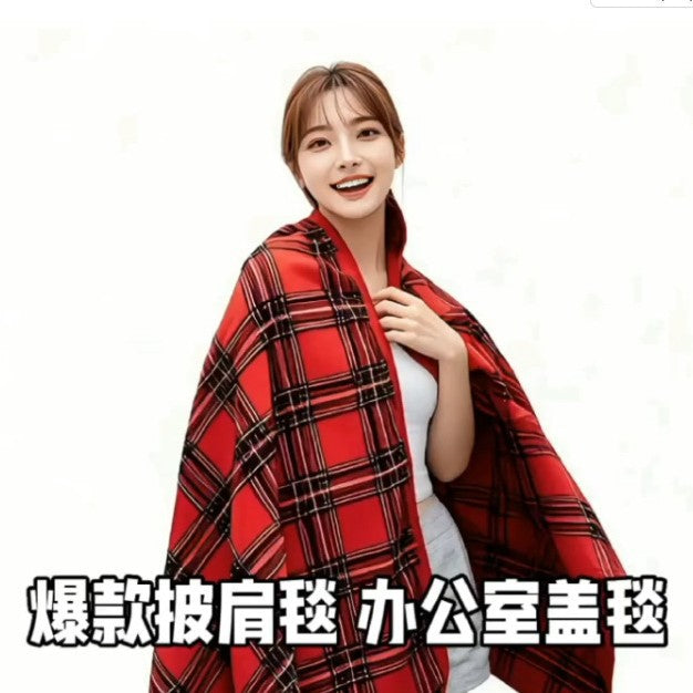 Women Cozy Blanket Poncho Bowlift