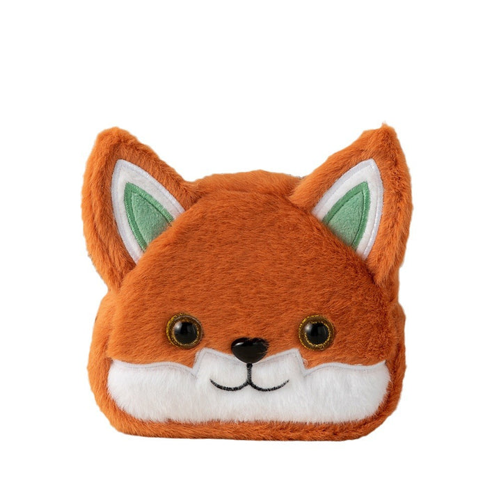 Plush Fox-Shaped Pencil Case Bowlift